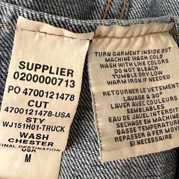 Denim & Supply Ralph Lauren Wash Chester Trucker Jacket Size Medium - Picture 11 of 11